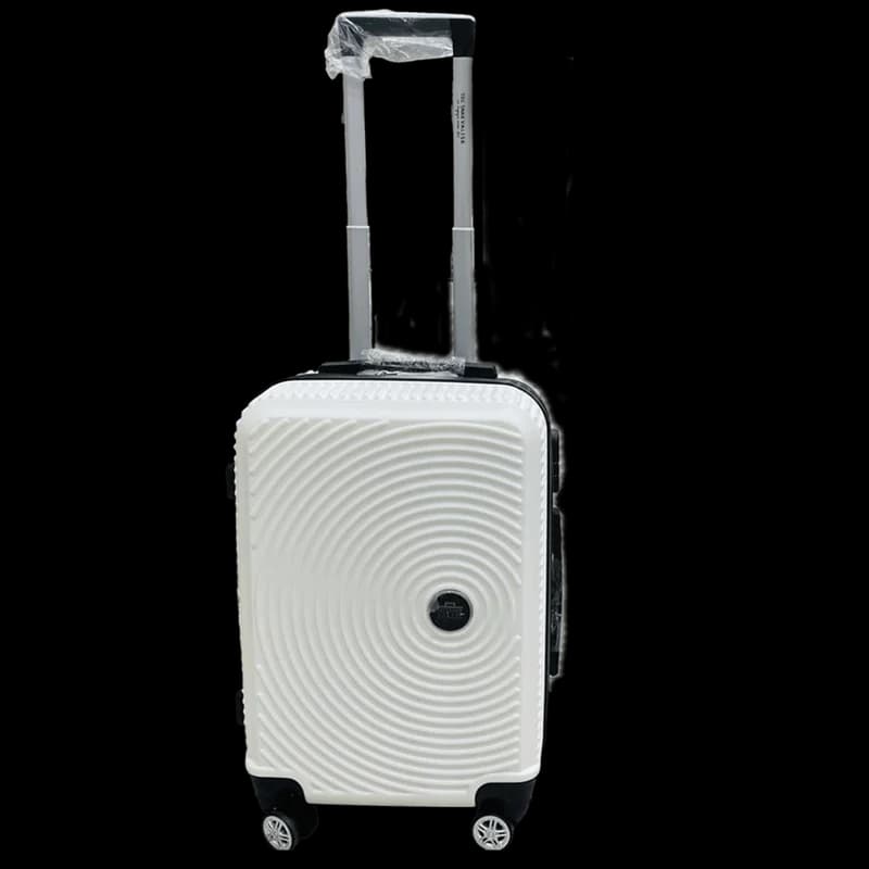 Valise Tec Take incassable / Grand: 75Cm / Blanc