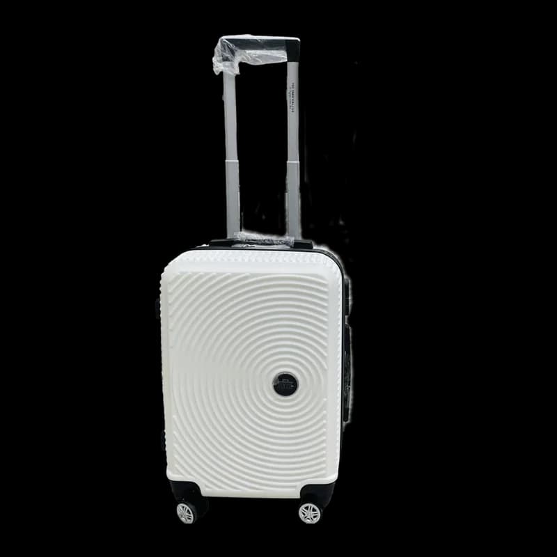 Valise Tec Take incassable / Moyenne: 65Cm / Blanc