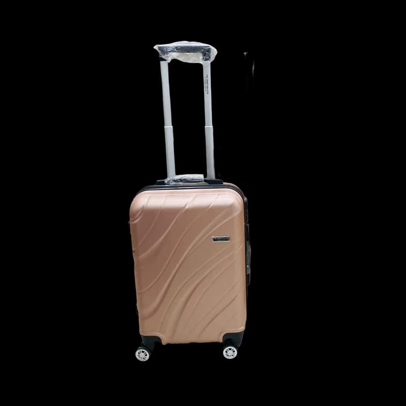 Valise Tec Take incassable / Petit: 55Cm / Rose saumon