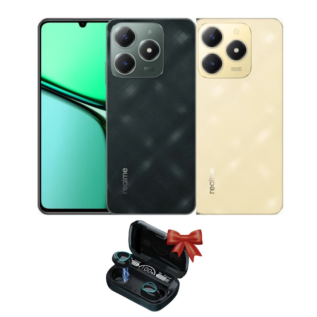 Realme C61 6Go / 128Go + Kit Bluetooth