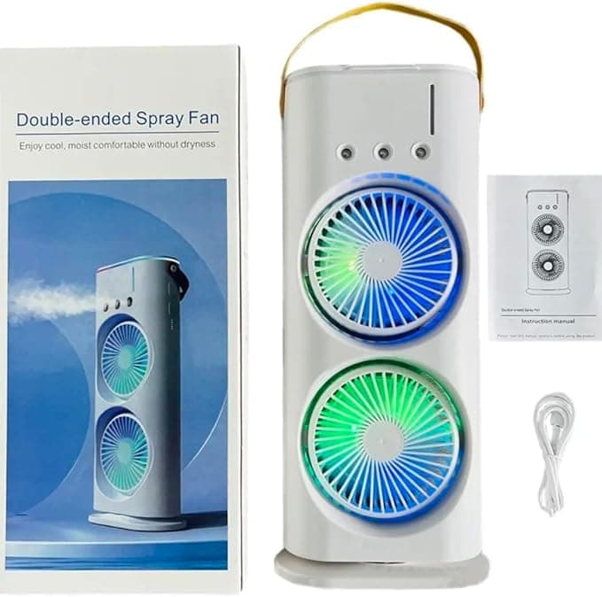 Ventilateur Portable À Double Extrémité Avec Refroidisseur — Afficher l'image 3