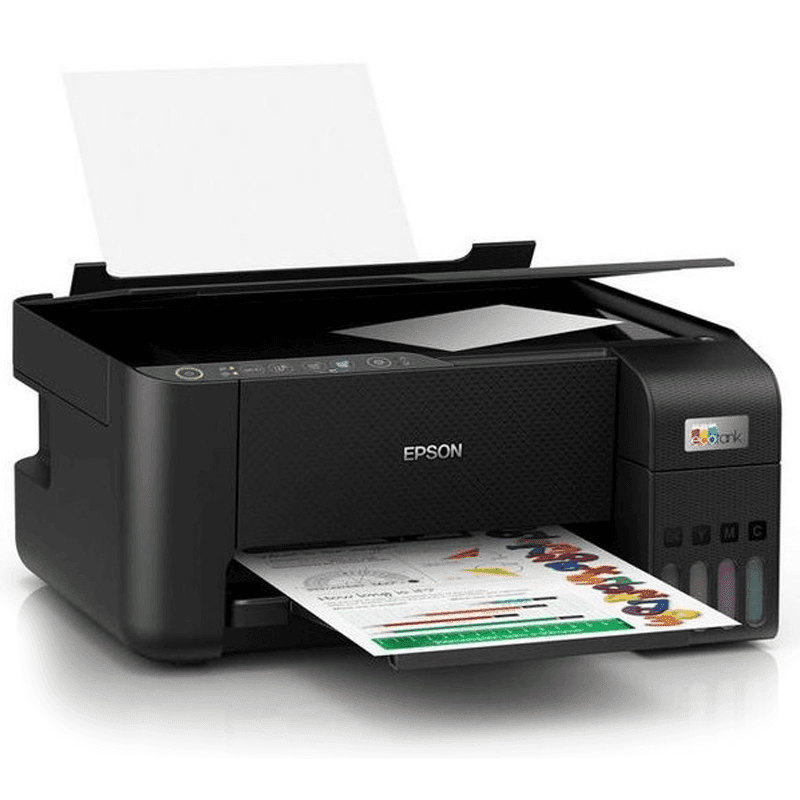 Imprimante à Réservoir Intégré EPSON ECOTANK L3250 – WIFI + 5 bouteilles d’encre + Ram Papier 75G + Cable Usb et Livrais