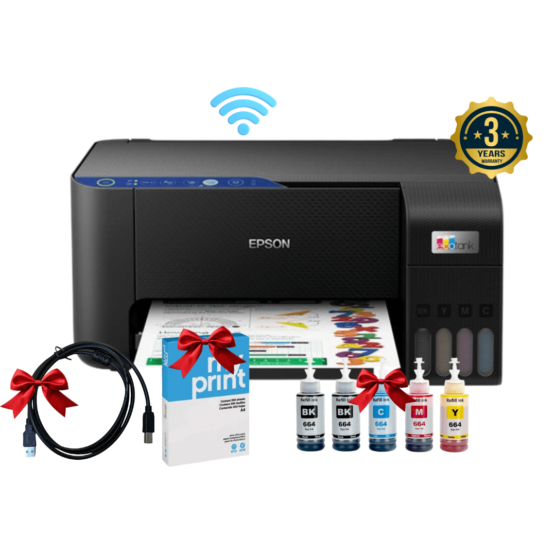Imprimante EPSON ECOTANK L3251 à Réservoir Intégré 3En1 Wifi Couleur