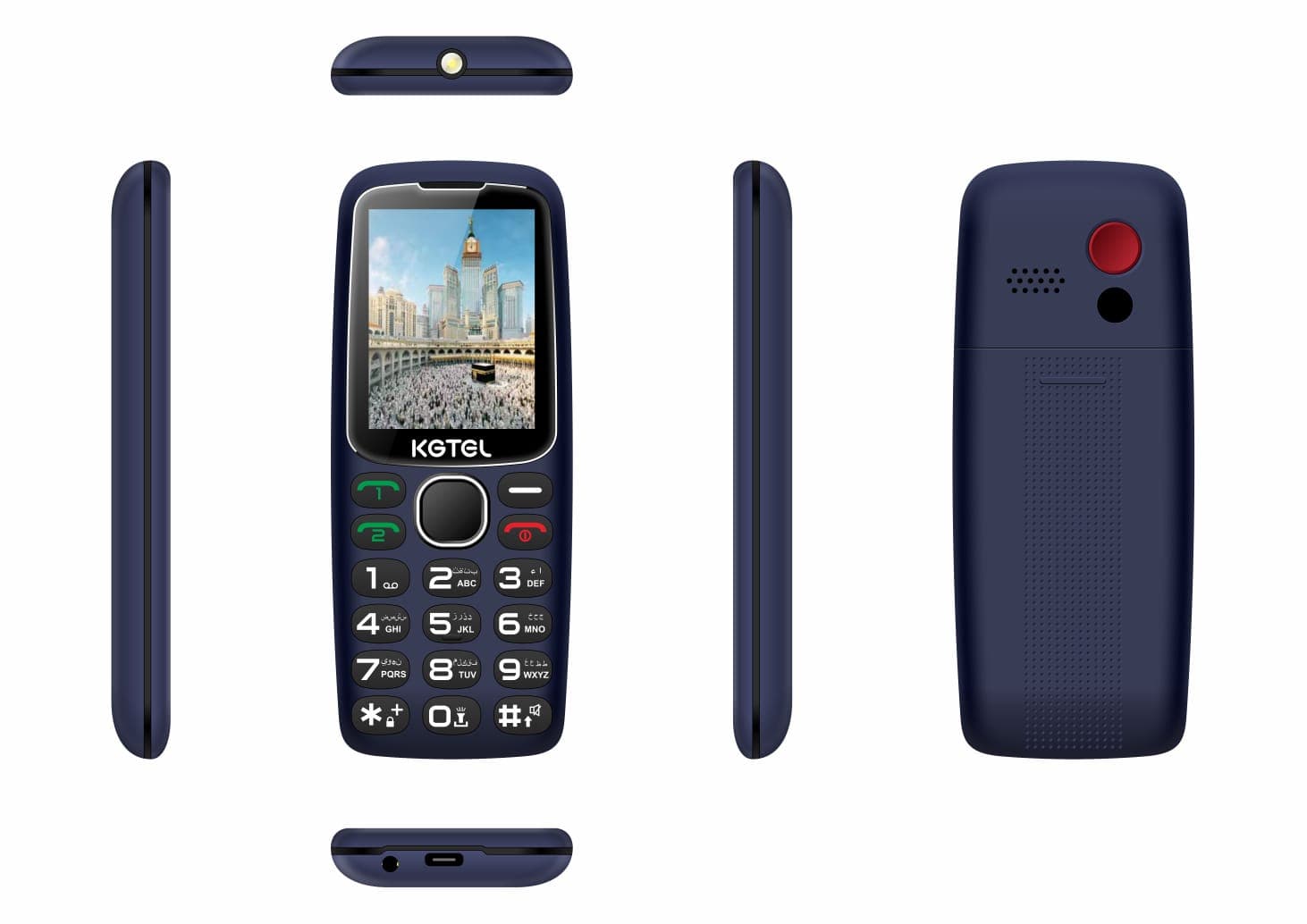 Téléphone Portable KGTEL Senior 3 K349 Bleu