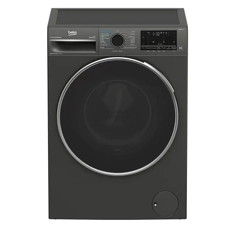 Machine à laver automatique BEKO 10,5kg Inverter 1400T Gris foncé B5DFT810542MG